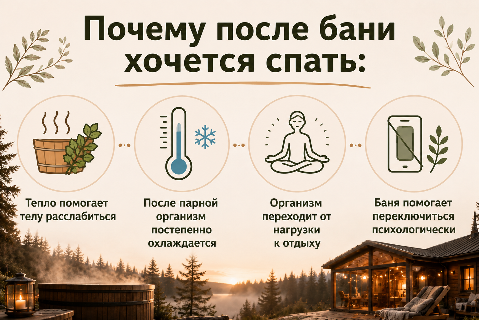 сонливость после бани