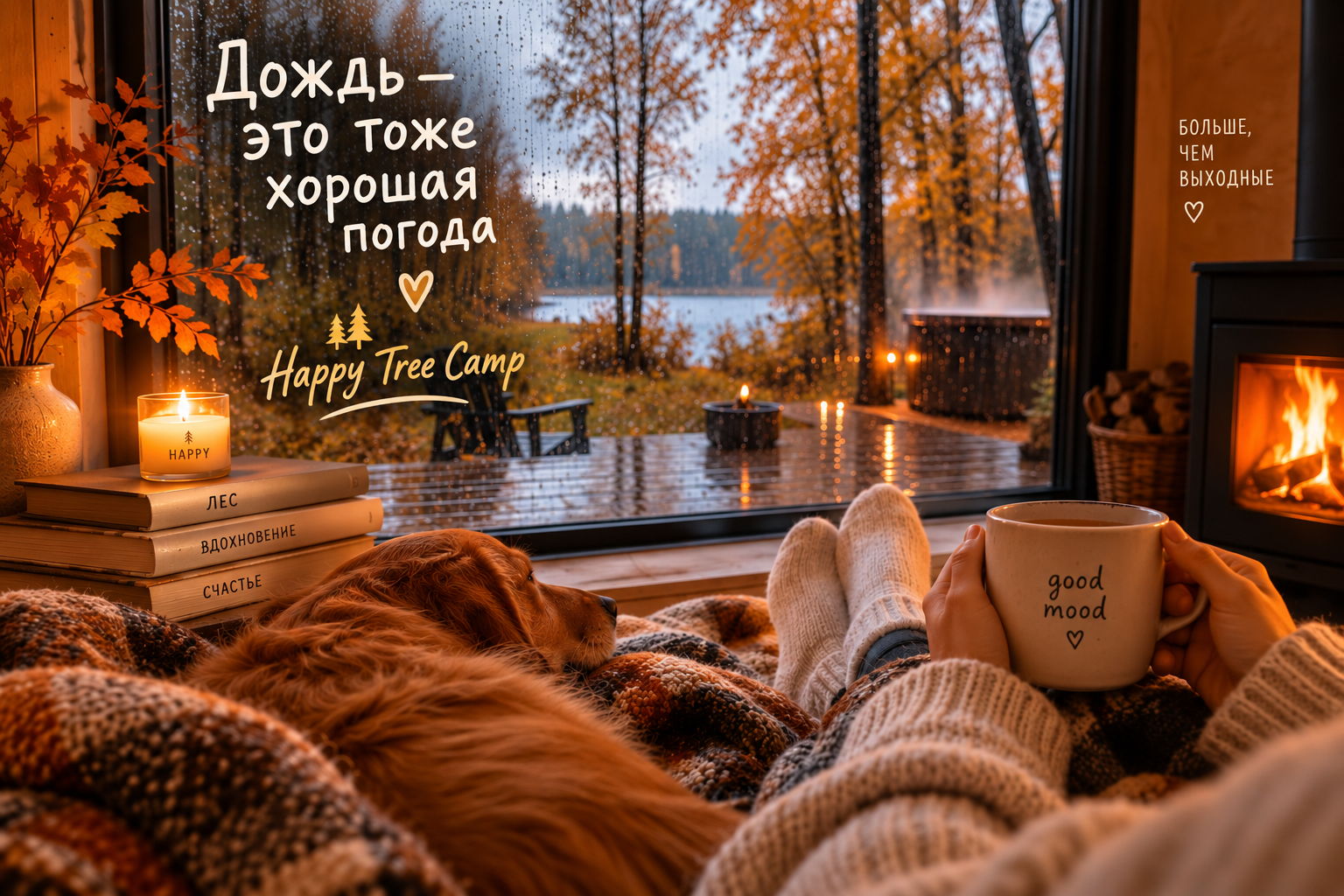 домики за городом в Happy Tree Camp