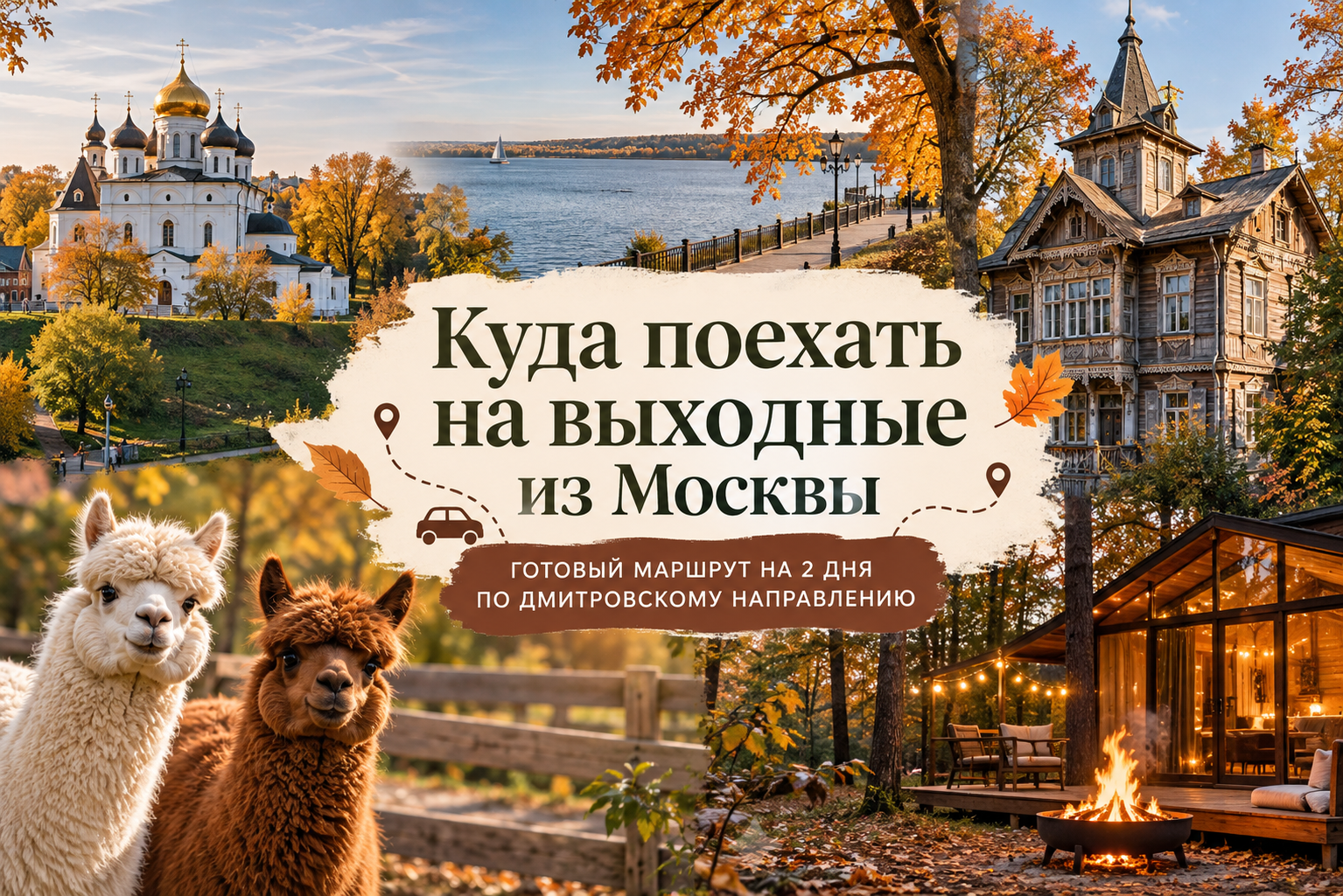 куда поехать на выходные из Москвы